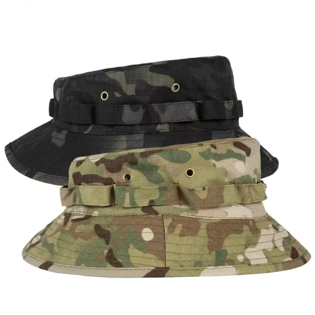 Boonie Bucket Hat Sunscreen Outdoor Fishing Hunting Multicam Cap Men