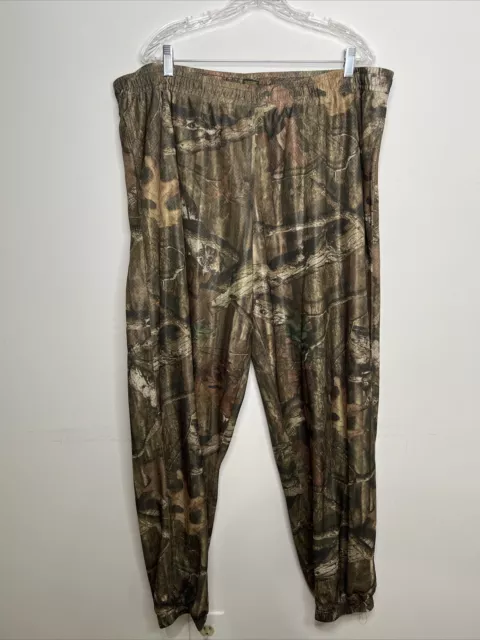 HECS Lightweight Hunting Camo stealth screen ￼Pants Mossy Oaks sz 3XL XXXL EUC