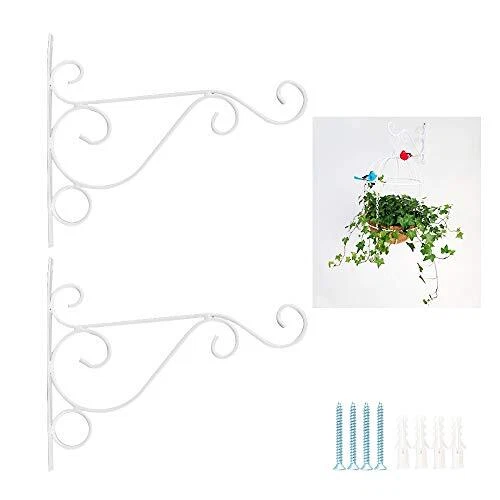 2 Stück Haken für Blumenampel Halterung Blumenampelhaken Blumenampelhalter Wa...