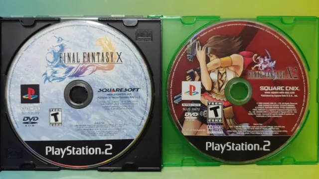 Final Fantasy X + X2 - PS2 Playstation 2 Testé + Lot de Jeu Travail Square Enix