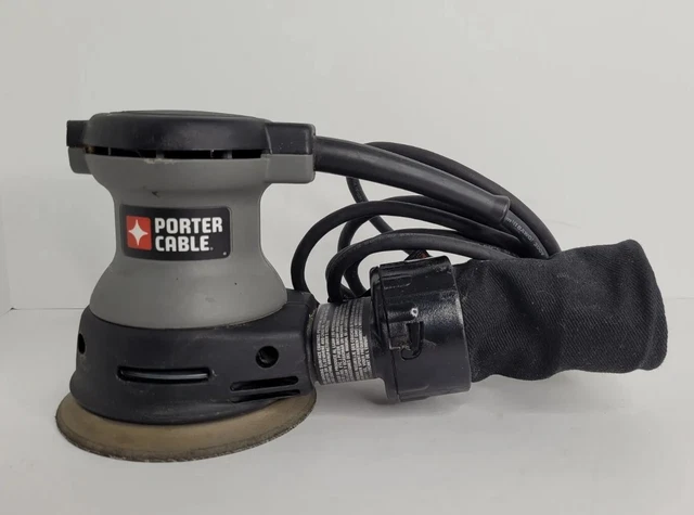 Porter Cable Model #382 Random 5" Orbit Palm Sander, Double Insulated, 120v