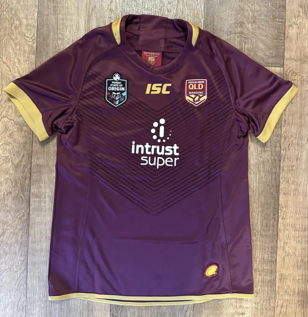 State Of Origin Queensland QLD Maroons 2018 Rugby League Shirt Top Ladies 12