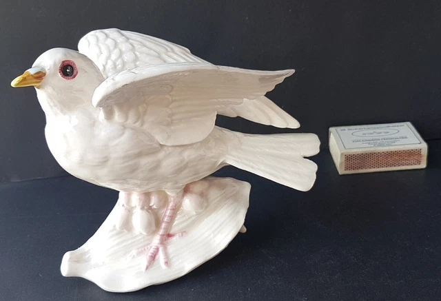 Ceramica Figura/Figura Animale/Uccello/Colomba, Dipinti a Mano, Circa 1950 M675