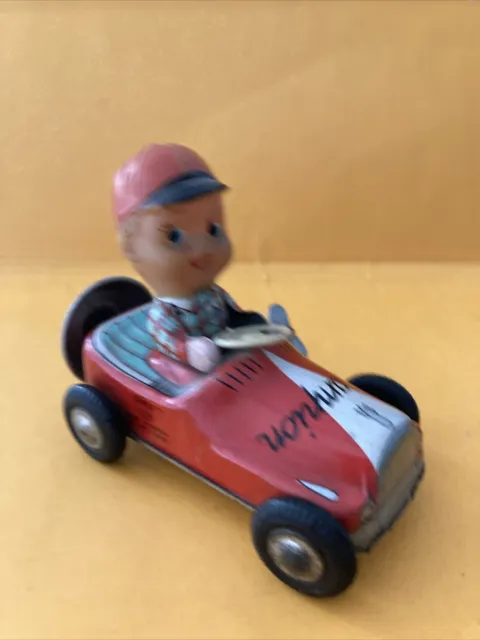 Blechspielzeug Blechauto Japan Kanto Toys  aufziehbarentin Toy  Champion Junge