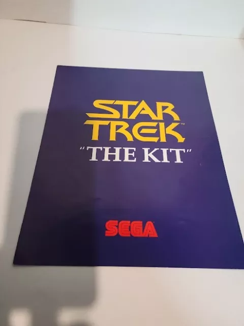Flyer SEGA, STAR TREK KIT 1982  Arcade Video Game advertisement original see pic