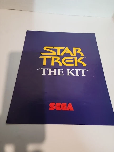 Flyer SEGA, STAR TREK KIT 1982  Arcade Video Game advertisement original see pic