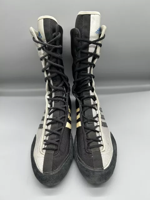 Adidas Pro Boxing Boots Adistar - 553314 - Uk11 Eu46 - Black/Silver - Mens 2