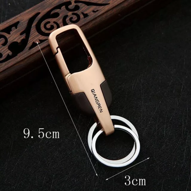 Stylish Metal Car Key Rings Alloy Chain Heavy Duty Gift Keyring Keychain Holder