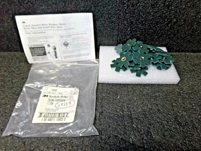 22 SCOTCH-BRITE 61500139490 Very Fine Grade Abrasive Star, 2" Dia.