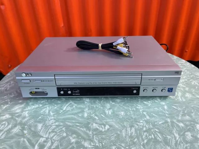 LG VCR MODEL GC480W VHS 2 Head Mono Video Cassette Recorder Player (No  Remote) $94.99 - PicClick AU