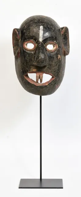 19th Century, Mandalay, Antique Burmese Wooden Tribal Mask