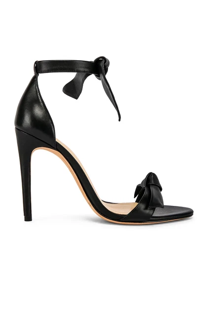 Alexandre Birman Clarita 100 Black Sandal Heels Black Size 38.5 Nappa Leather Alexandre Birman Clarita 100 Black Sandal Heels Black Size 38.5 Nappa Leather