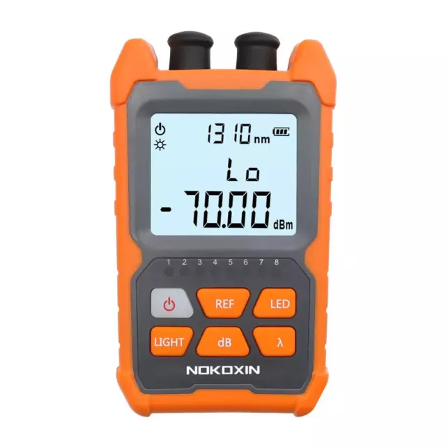 OPM&VFL Fiber Optic Cable Tester Optical Power Meter Visual Fault Locator Li-ion