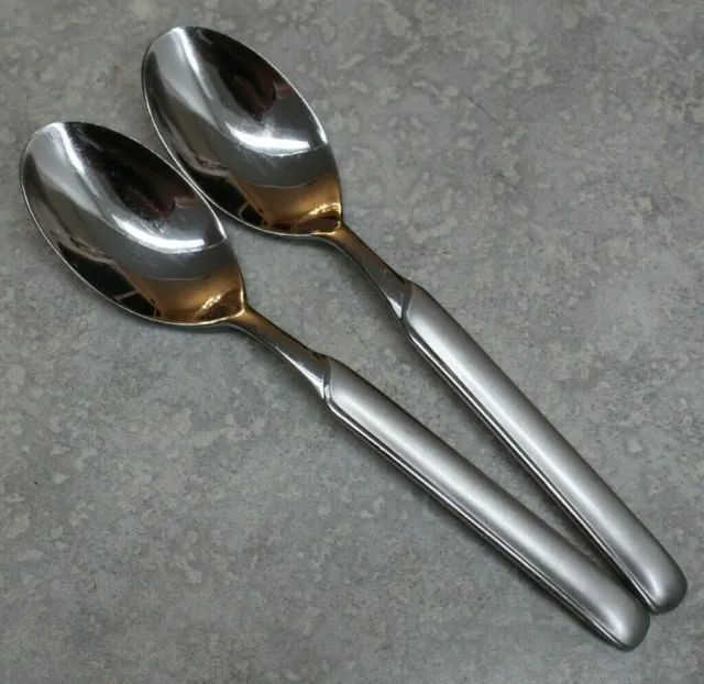 J A HENCKELS ZWILLING 18/10 stainless steel frost handle Set of 2 SOUP SPOONS