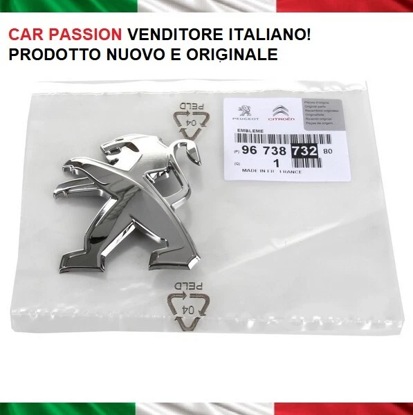Fregio Stemma Originale Posteriore Per Lancia Y (2000-2006) E Musa (2003-2007) – Made In Italy, 80x85 Mm, Con Adesivo E Perno