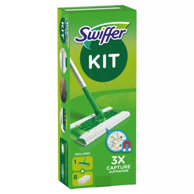 Swiffer Boden-Set (M) Piquet Inclus 8 Seviette + 36 Trocken&20er Trempé Antibak 2