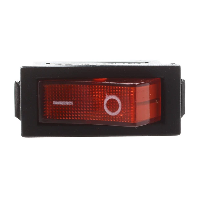 4X((R) AC 16A/250V 20A/125V rouge Illumine On Off SPST Bateau interrup3)