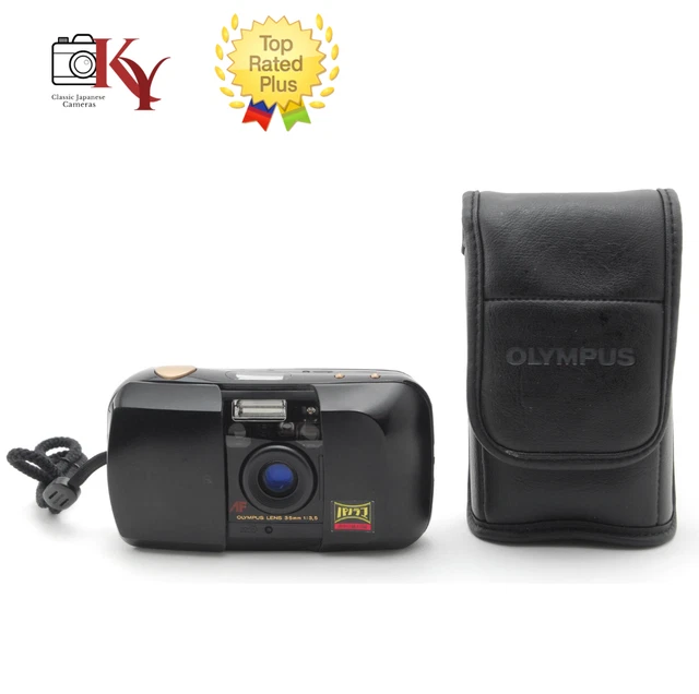 NEAR MINT] OLYMPUS μ mju Panorama 35mm f/3.5 Point & Shoot Film