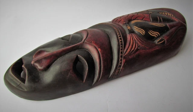 African mask, exotic wood, 500 grams, 36 cm. 3