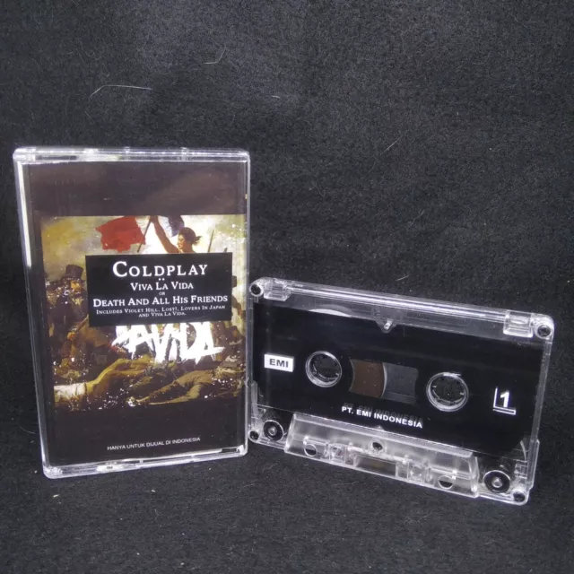 Coldplay Viva La Vida Cassette Tape Official Original Indonesia Released