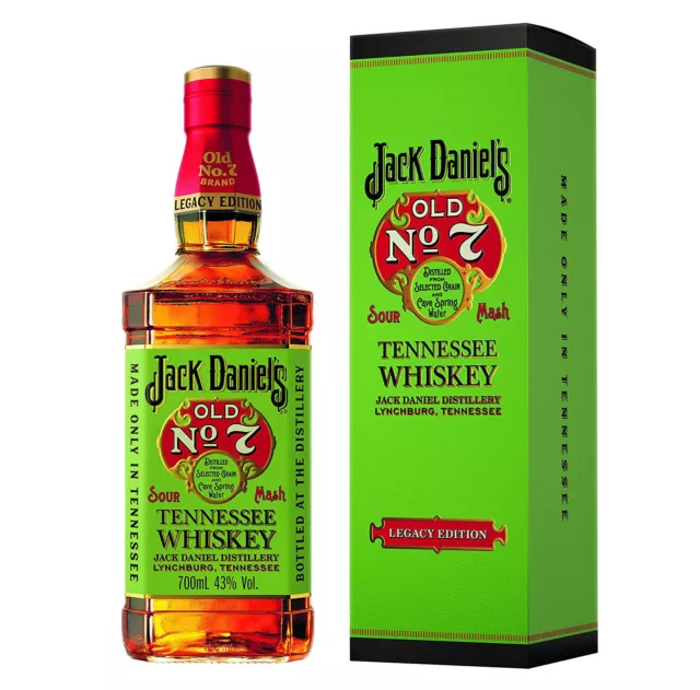 LIMITIERT! Jack Daniels Old No.7 - Legacy Edition - Geschenkkarton - 0,7l - 43%