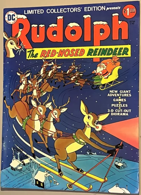 DC Limited Collector's Edition RUDOLPH Red Nosed Reindeer Giant Size Comic 1976
