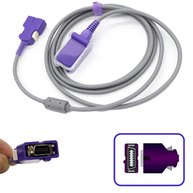 SpO2 connecting cable Pulse Oximeters Extension cord Suitable to Nellcor oximax