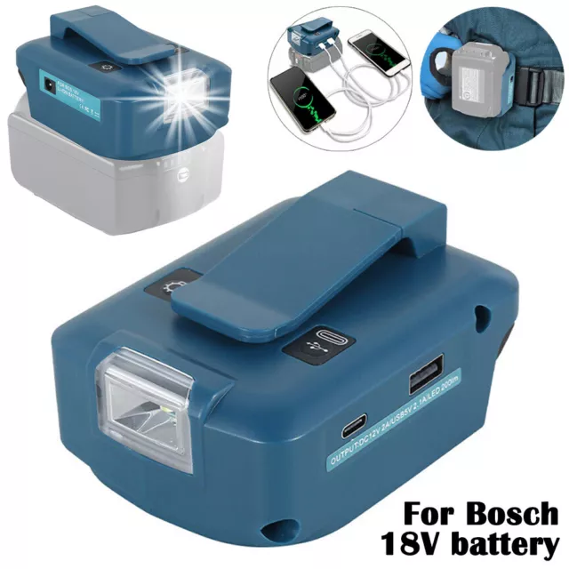 NEW For Bosch 18V PBA Lithium Battery Output Adapter DIY Power Wheels  Converter 