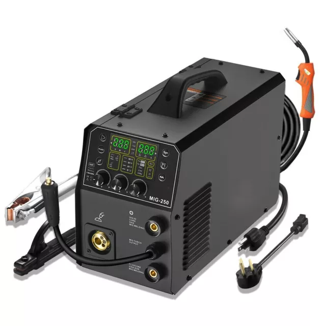 4 in 1 110V 220V 250A MIG Welder IGBT MIG/Lift TIG Aluminum Welding Machine
