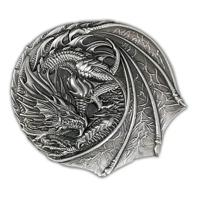 2022 Fiji Welsh Dragon Shaped 1 oz .999 Fine Silver Coin - New in the Package