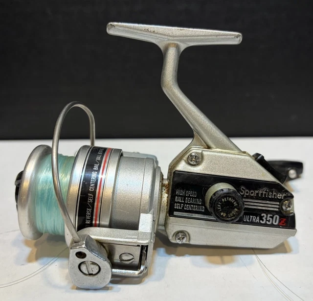 Moulinet Spinning Vintage SportFisher 350 GTR Pour Pêche En Eau Douce - Non Testé