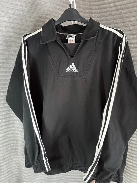 ビンテージ 80s 90s adidas Cotton Drill Top 黒 【公式通販】
