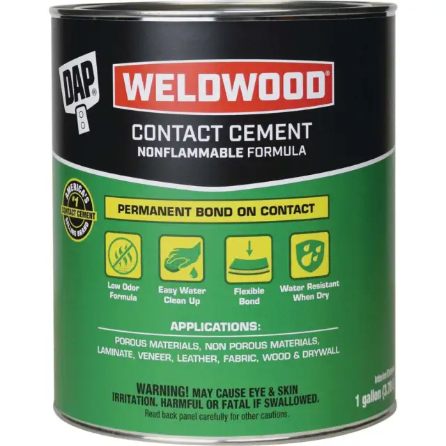 DAP Weldwood Gal. Nonflammable Contact Cement 25336 Pack of 4 DAP Weldwood 25336