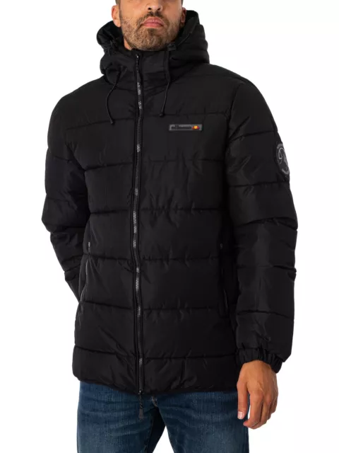 Ellesse de los hombres Chaqueta acolchada Gerana, Negro