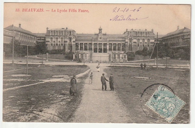 BEAUVAIS - Oise - CPA 60 - le Lycée Félix Faure - view 6