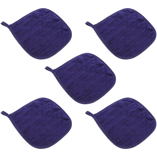 5 un. guantes de hornear alfombra de algodón trivet