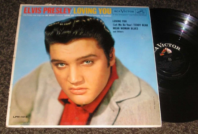 1957 Rock & Roll LP - ELVIS PRESLEY "Loving You" RCA RECORDS #1515