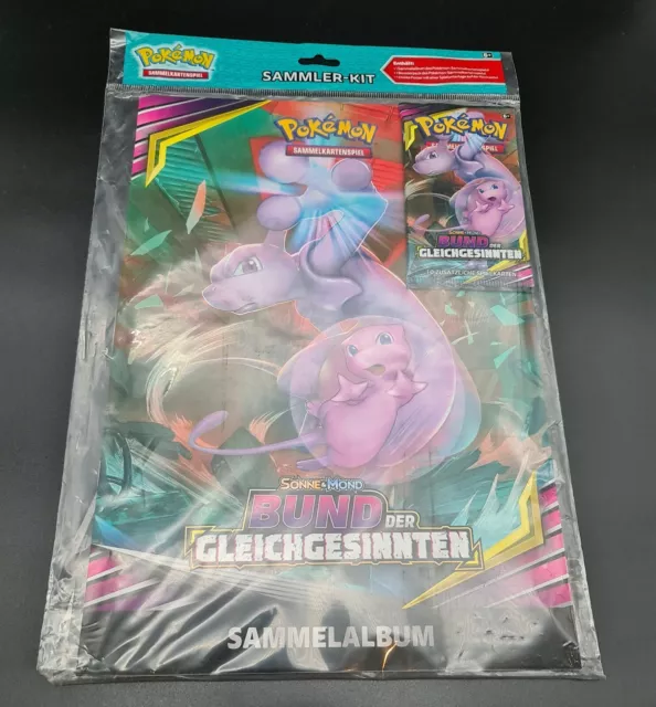 Pokemon Bund der Gleichgesinnten Sonne & Mond Sammler-Kit Booster Album Poster