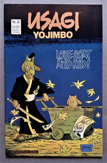 Usagi Yojimbo #24 Sept 1990 Fantagraphics VF 8.0 Stan Sakai Lone Goat & Kid