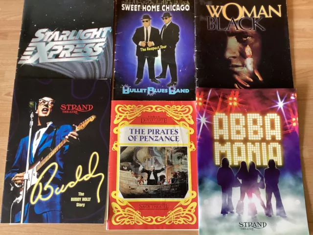 Theatre Programmes From Various West End Shows x 6