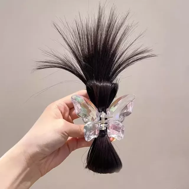Woman Fake Hair Clip Handmade Clamping and Contracting Fashion Wig Clip
