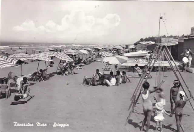 C16898-(Livorno) Donoratico Mare, Spiaggia, Ed. Guerrini Ermanno, 1965