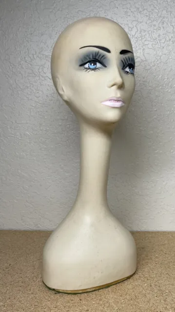Rare - 21” Mannequin Head Long Neck