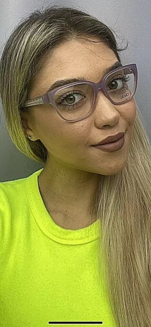 Nuevo Elegante Marco Anteojos para Mujer LIU JO LJ 2609 519 Lila 52mm Rx