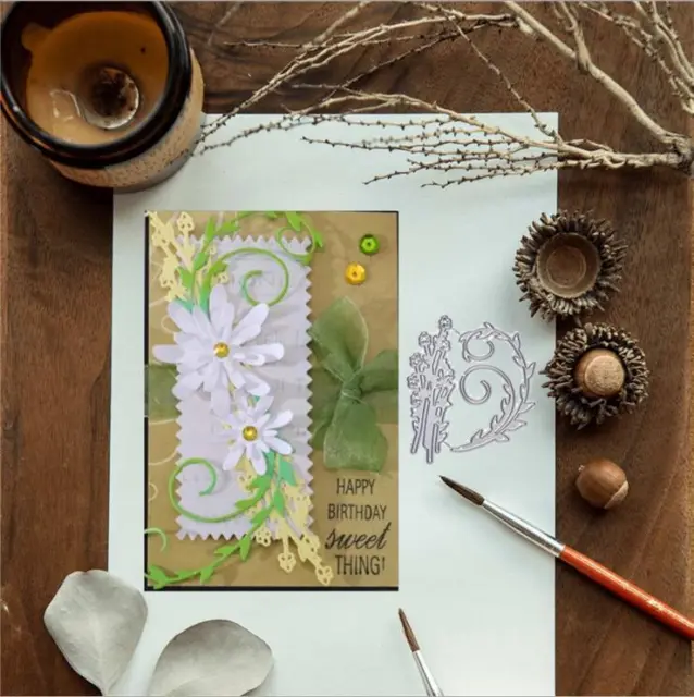 Metal Cutting Dies Flowers And leaves DIY Scrapbooking Card Making Decorative