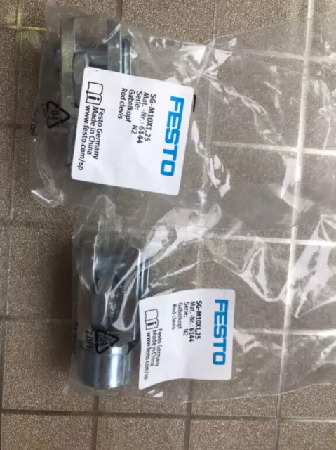 1PC New Festo SG-M10X1,25 6144 Gabelkopf Rod Clevis Brand