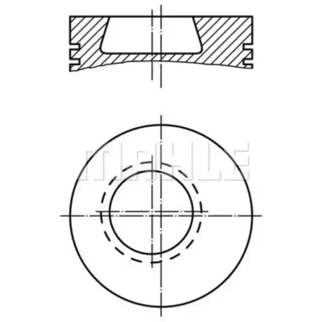 Kolben MAHLE 002 80 30 für Mercedes-Benz T2/Ln1 Triebkopf Kipper