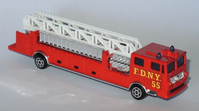Camion De Pompiers TM MODERN TOYS - Grande échelle - Tôle - Fabriqué Au Japon