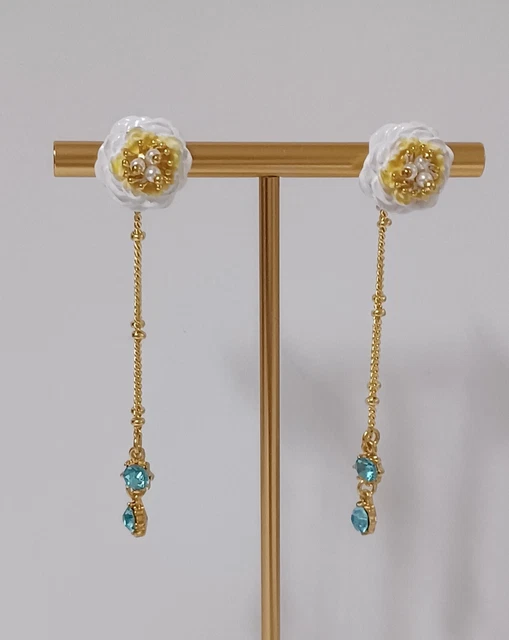 Boucles D'oreilles 974 En Plaqué Or - Marque OxcmoBijoux - Neuf Avec étiquettes