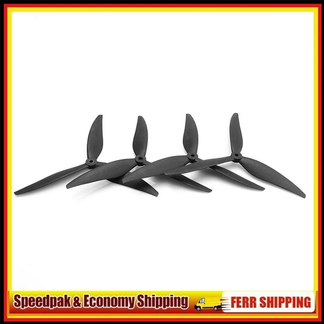 RC DRONE PROPS 8inch Fiberglass Nylon 3 Blade 8040 8X4X3 2 Pairs for ...